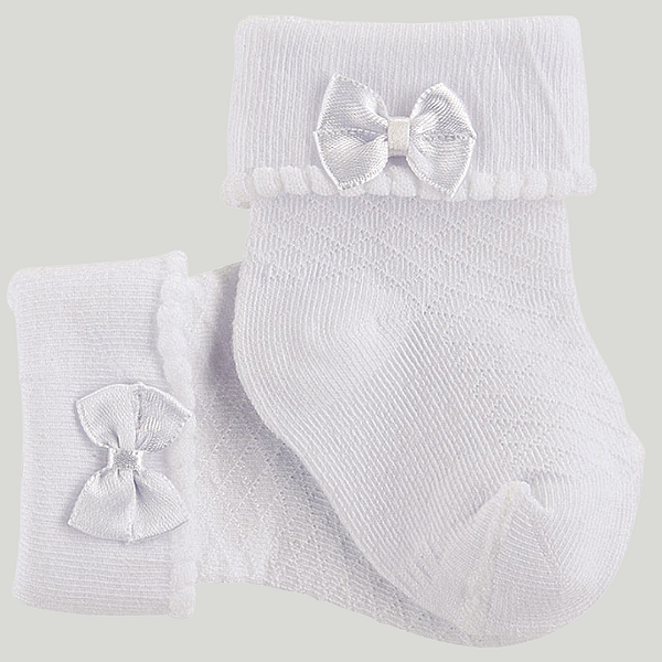 Meia Lupo Baby Laço Cetim 02035