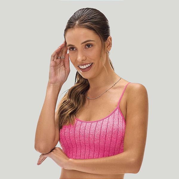 Top Mescla C/Bojo Removível sem Costura ZR0300-065-1920