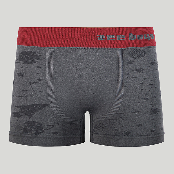 Cueca Boxer Infantil Jacquard Espacial S/ Costura  ZR1800-001-1876