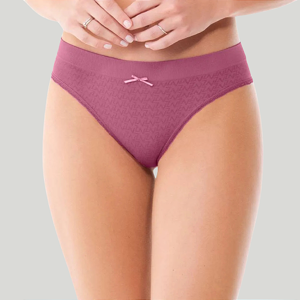 Calcinha Biquíni Anatômica Jacquard  S/Costura ZR0203-017-2003
