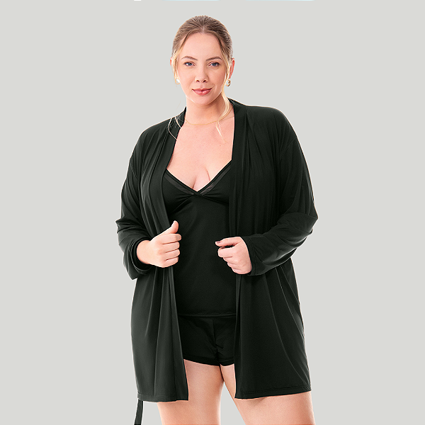 Robe De Manga Longa Plus Unico ZR3600-002