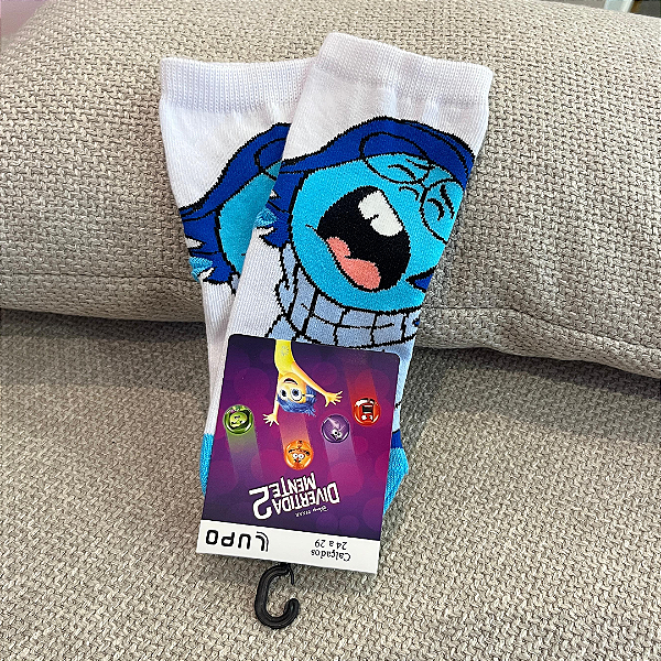 Meia Disney Tristeza Divertidamente 02403TR
