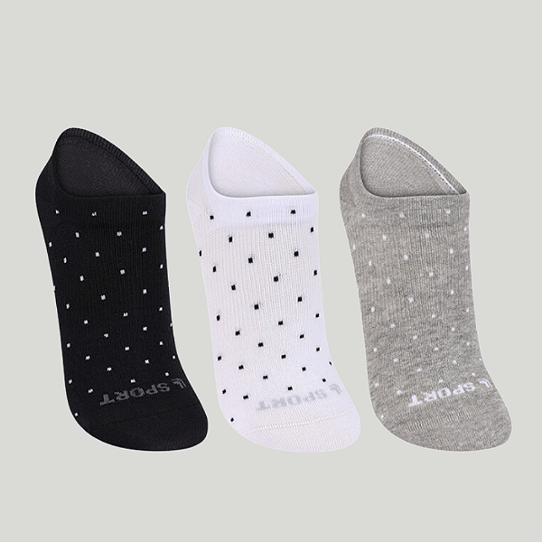 Kit 3 Pares Meia Lup Sapatilha Poá 03171