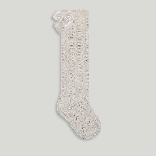 Meia Bebe 3/4 com Lacinho 1630