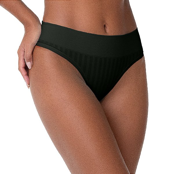 Calcinha Fio Dental Jacquard sem Costura ZR0202-043-2075