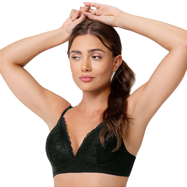 Sutia Triangulo Com Renda ZR0310-007