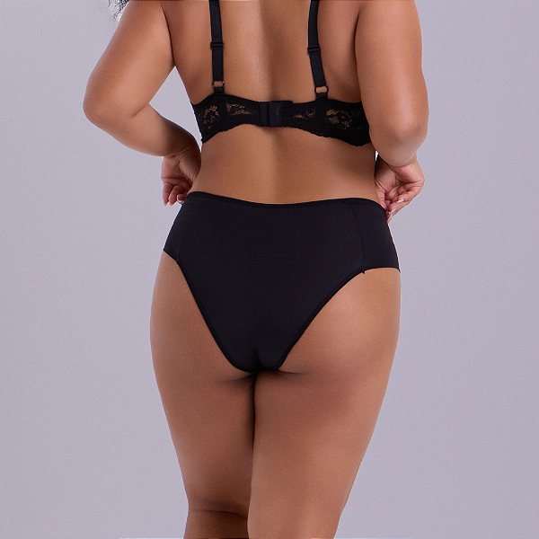 Calcinha Alta Lateral Dupla Em Renda Kis 501302