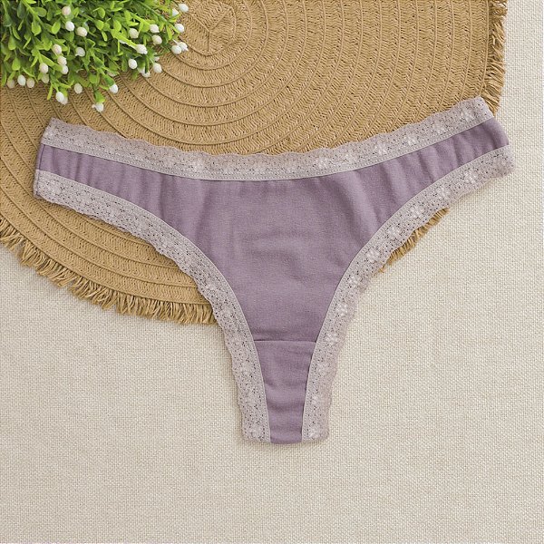 Calcinha De Algodão Fio Dental Boreale Alvorada 48AL