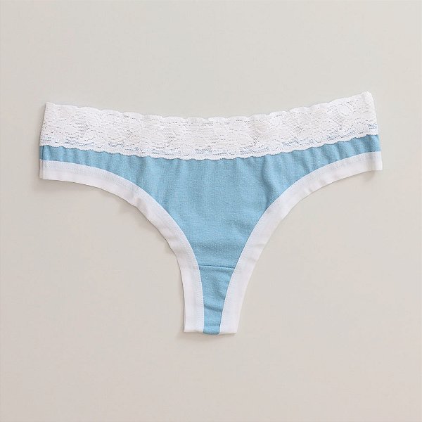 Calcinha de Algodão Fio Dental Romance Frozem 28-FR