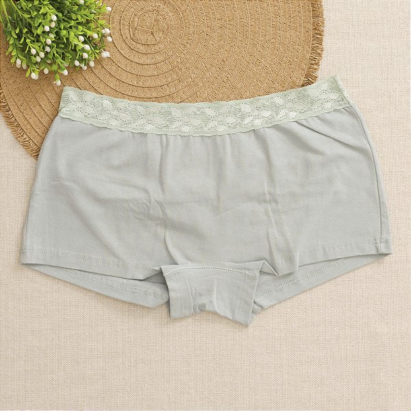 Calcinha Boxer Feminina De Algodão Ana Theos 50TH