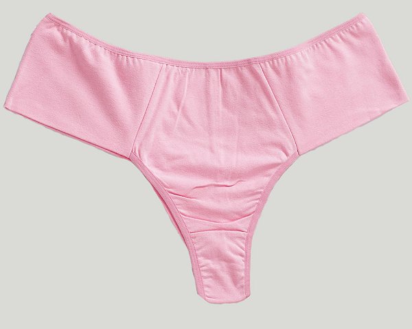 Calcinha De Algodão Fio Duplo Lateral Dupla Laura Barby 77BY