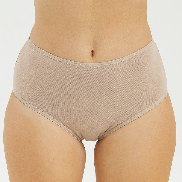 Calcinha de Algodão Anatômica Ruti Chocolate 32-CH