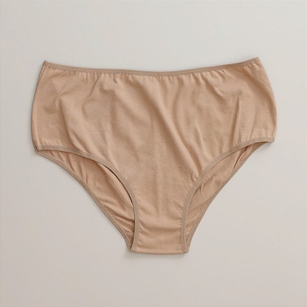 Calcinha De Algodão Plus Size Anatômica Ruti Chocolate 33-CH