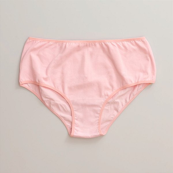 Calcinha De Algodão Plus Size Anatômica Ruti Rosa Bebe 33-BB