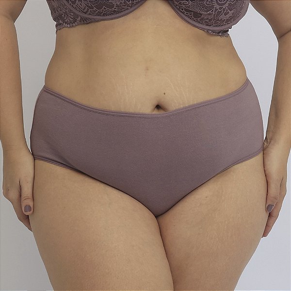 Calcinha De Algodão Plus Size Anatômica Ruti Alvorada 33-AL