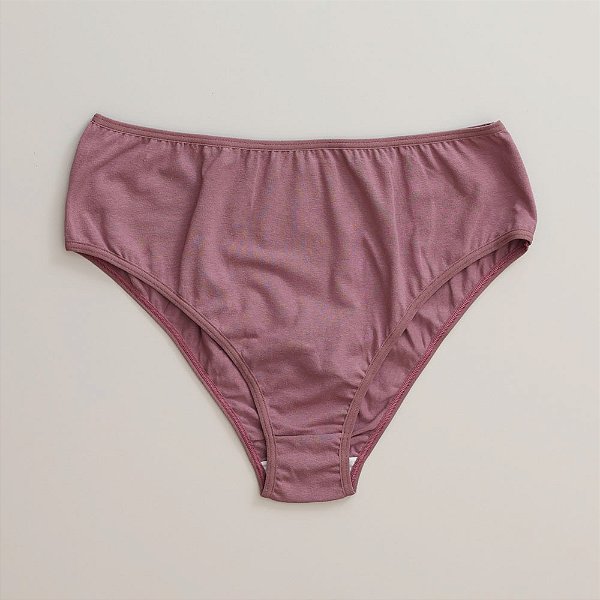 Calcinha De Algodão Tanga Alta Plus Size Ângela Alvorada 40-AL