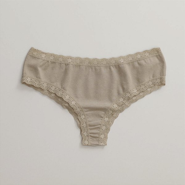 Calcinhas De Algodão Semi Fio Dental Boreale Injoy Chocolate 49-CH