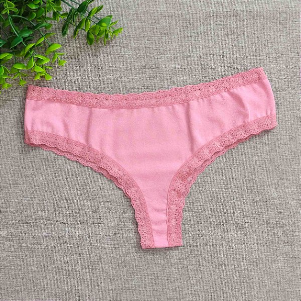 Calcinhas De Algodão Semi Fio Dental Boreale Injoy Barby 49BY