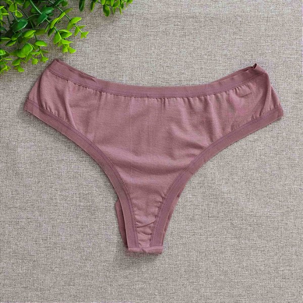 Calcinha De Algodão Fio Duplo Lia Alvorada 51AL