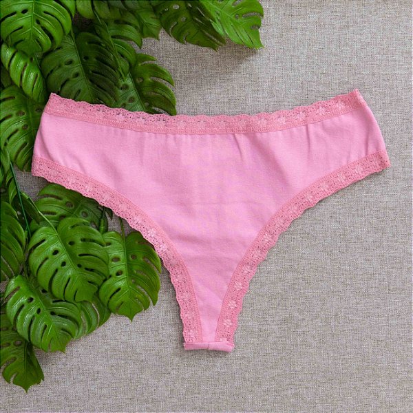 Calcinha De Algodão Fio Duplo Boreale Fabi Barby 82BY