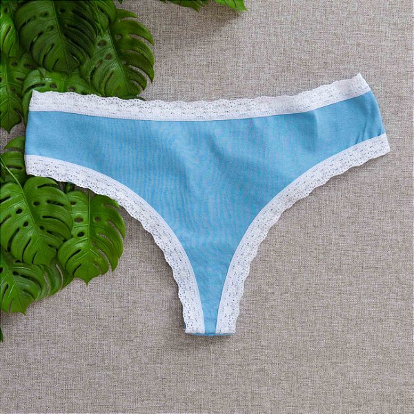 Calcinha De Algodão Fio Duplo Boreale Fabi Frozem 82FR