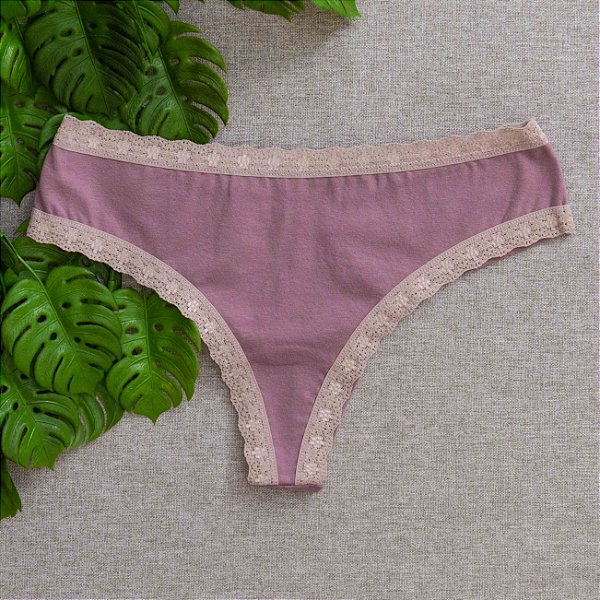 Calcinha De Algodão Fio Duplo Boreale Fabi Alvorada 82AL