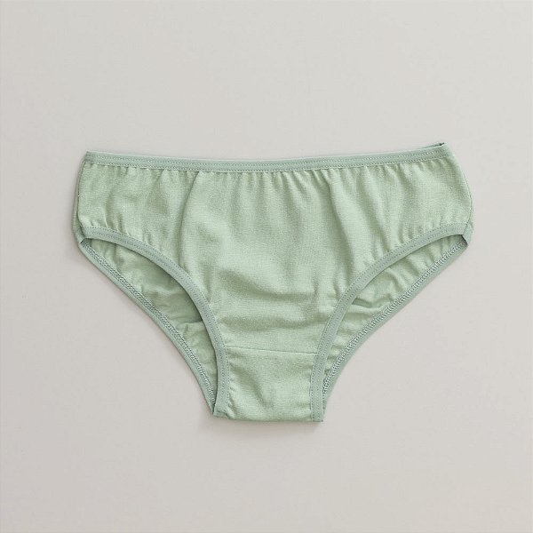 Calcinha de Algodão Infantil de Elástico Fechado Ária Theos 21-TH