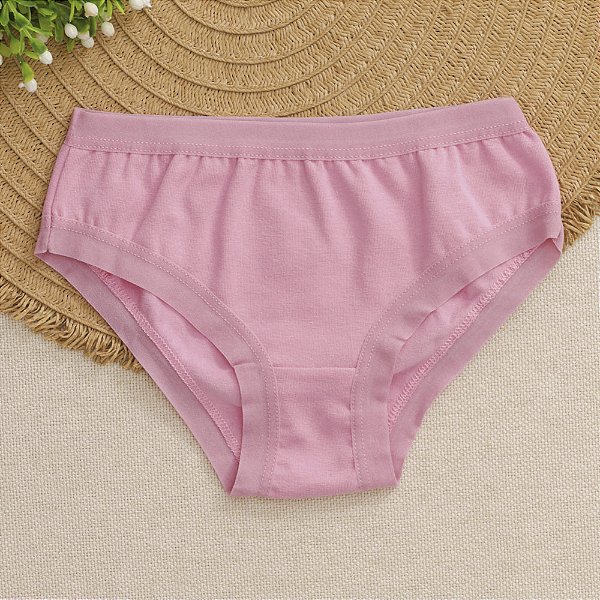 Calcinha de Algodão Infantil Maitê de Elástico Aberto Barby 17-BY