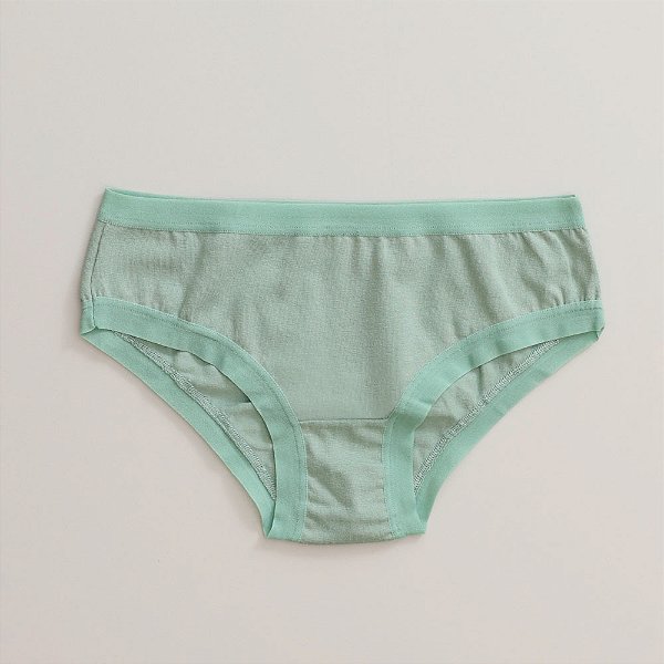 Calcinha de Algodão Infantil Maitê de Elástico Aberto Theos 17-TH