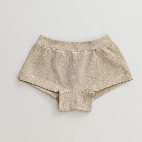 Calcinha de Algodão Boxer Infantil Charlotte Chocolate 57-CH