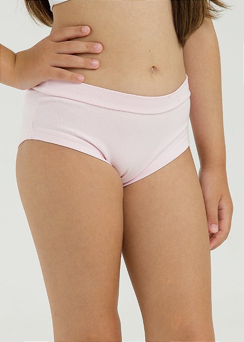 Calcinha de Algodão Infantil Rita Rosa Bebe 71-BB