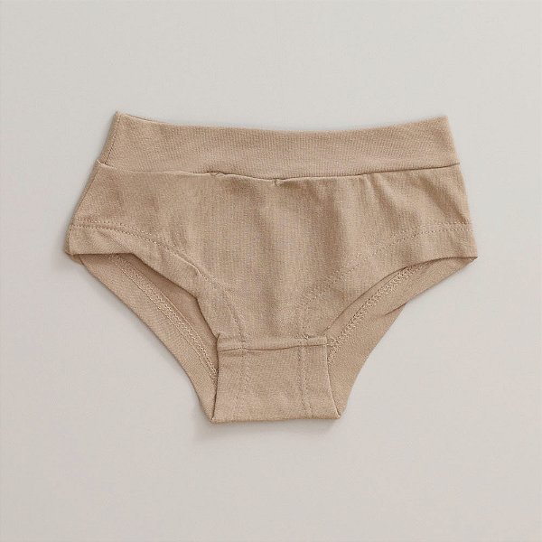 Calcinha de Algodão Infantil Rita Chocolate 71-CH