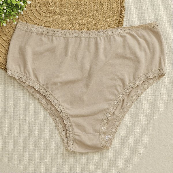 Tanga Alta Boreale Eduarda Plus Size Chocolate 84CH