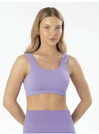 Top Canelado Sem Costura 20921