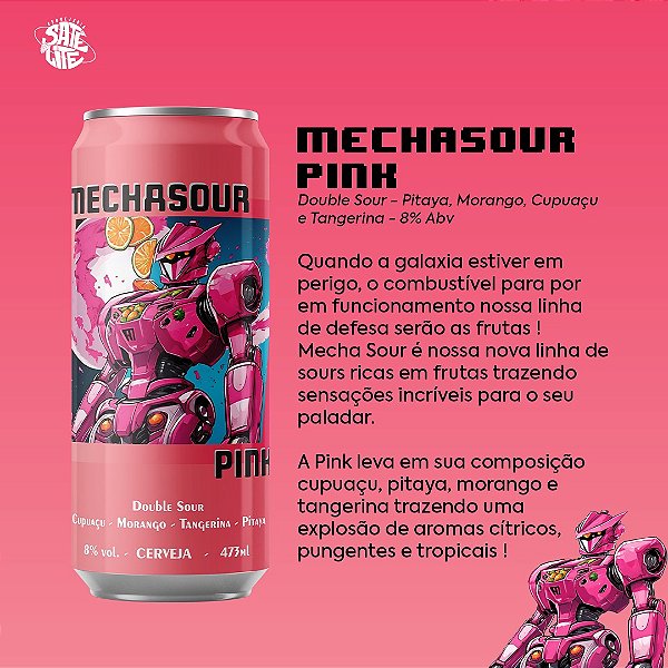 Cerveja Satelite - MechaSour Pink