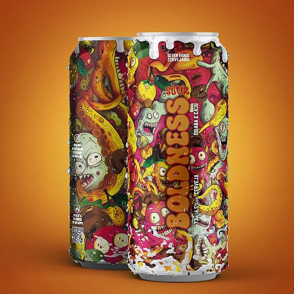 Cerveja Seven Hands - Sour Boldness (GOIABA E CAJU)