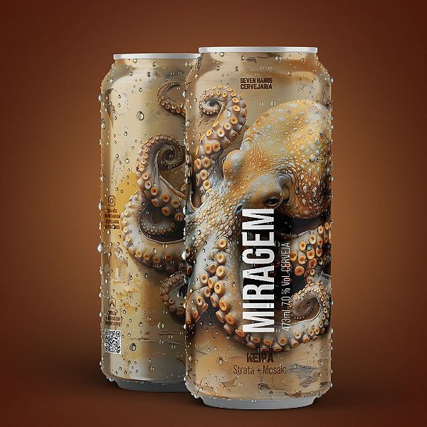 Cerveja Seven Hands - MIRAGEM (Strata e Mosaic)