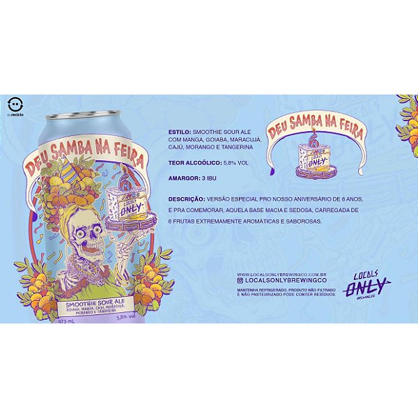 Cerveja Locals Only - Deu Samba na Feira Aniversário