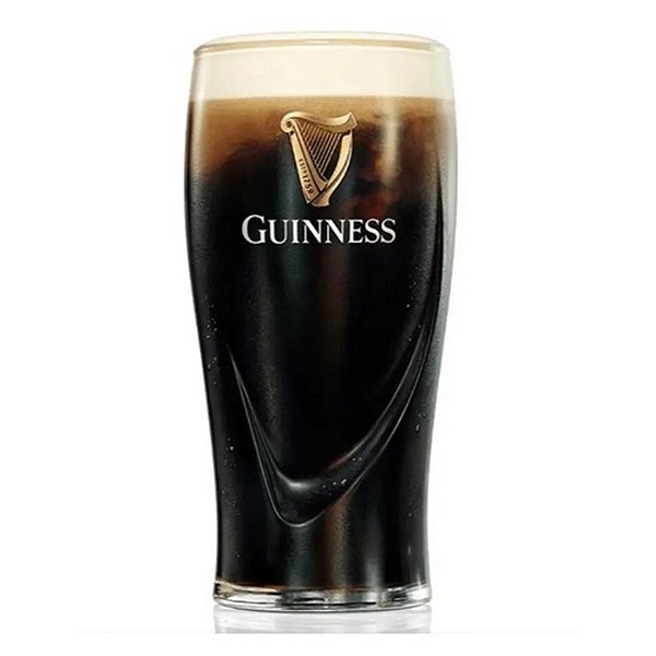Copo de Vidro para Cerveja Guinness 560ml