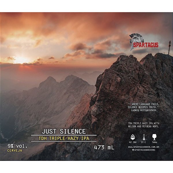 Cerveja Spartacus - Just Silence