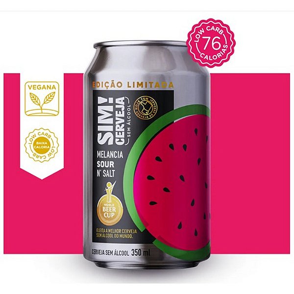 Cerveja Sem Álcool Sim! - Melancia Sour