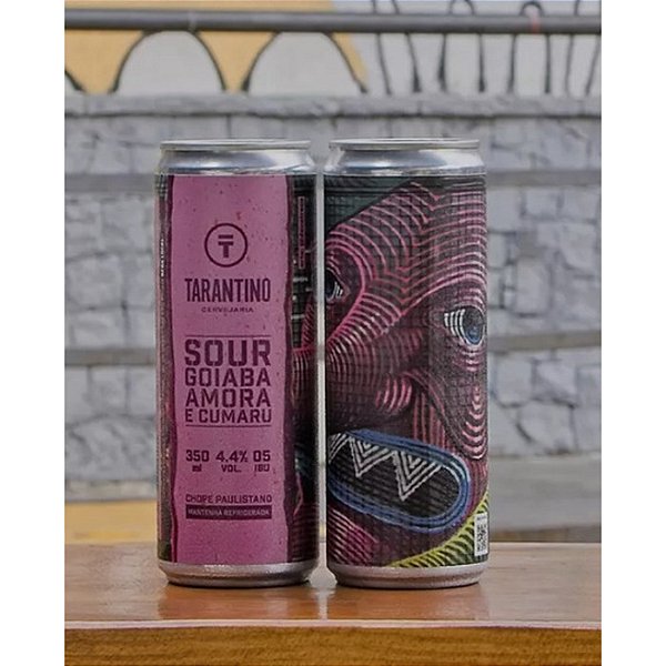 Cerveja Tarantino Sour Goiaba Amora Cumaru 350ml