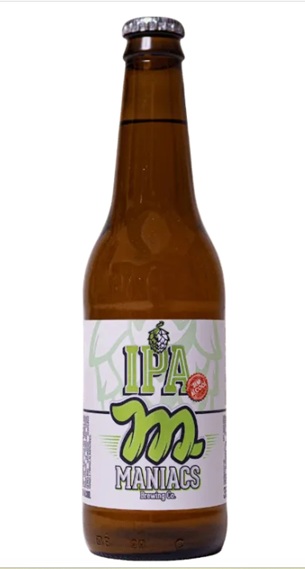 Cerveja MANIACS - IPA SEM ALCOOL Long Neck