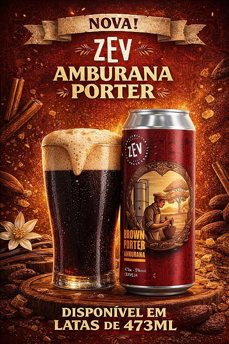 Cerveja ZEV - BROWN PORTER AMBURANA