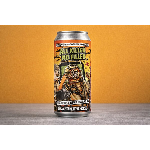 Cerveja Escafandrista - All Killer, No Filler - TDH Quadruple New England IPA