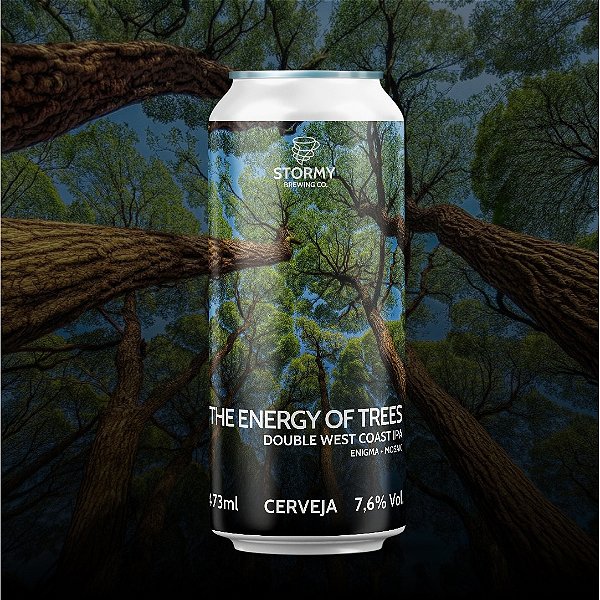Cerveja Stormy - The Energy of Trees Double West Coast IPA