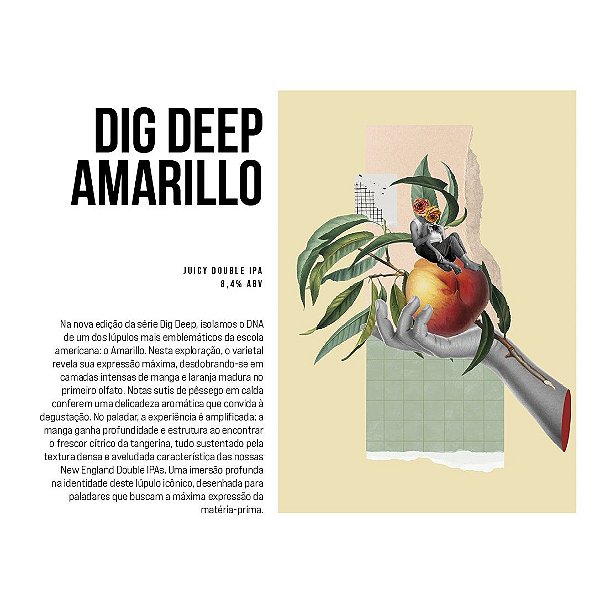 Cerveja Octopus - Lata Dig Deep #14 AMARILLO