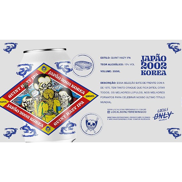 Cerveja Locals Only - JAPAO/COREIA 2002