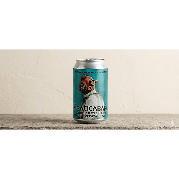 Cerveja Escafandrista - El Piracicabano - TDH Quadruple New England IPA