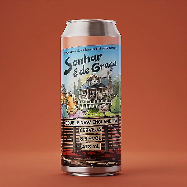 Cerveja Escafandrista - Sonhar é de graça - Double New England IPA